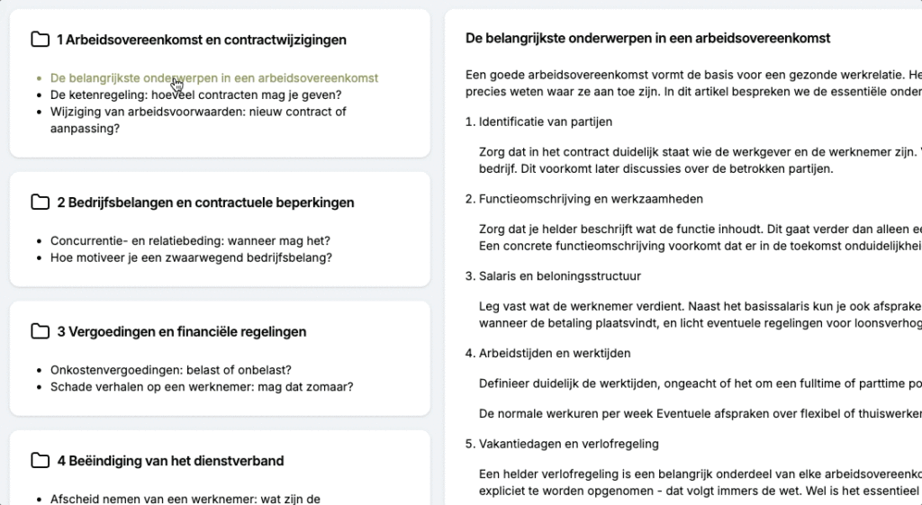 Altijd up-to-date met de wet